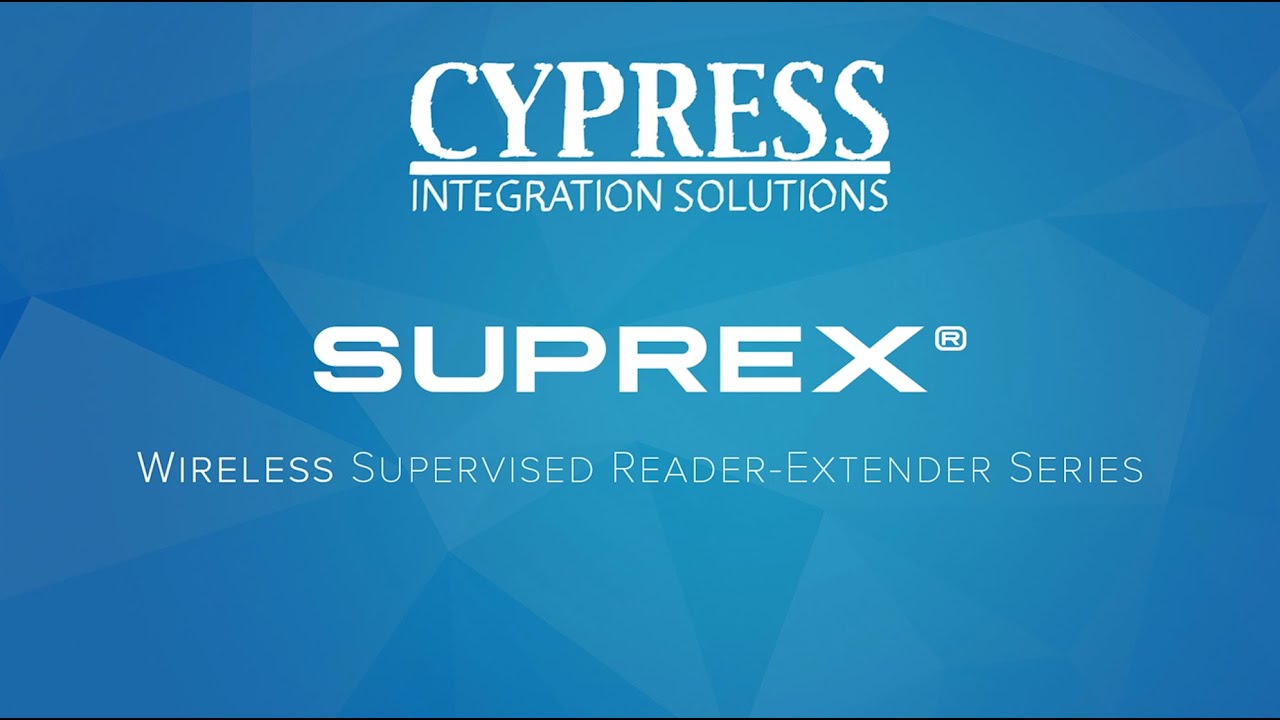 Suprex - Wireless Reader Extender - Cypress Integration - YouTube