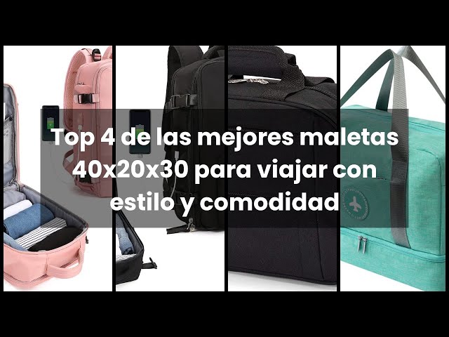 MALETA 40X20X30】Top 4 de las mejores maletas 40x20x30 para viajar con  estilo y comodidad ✓ 