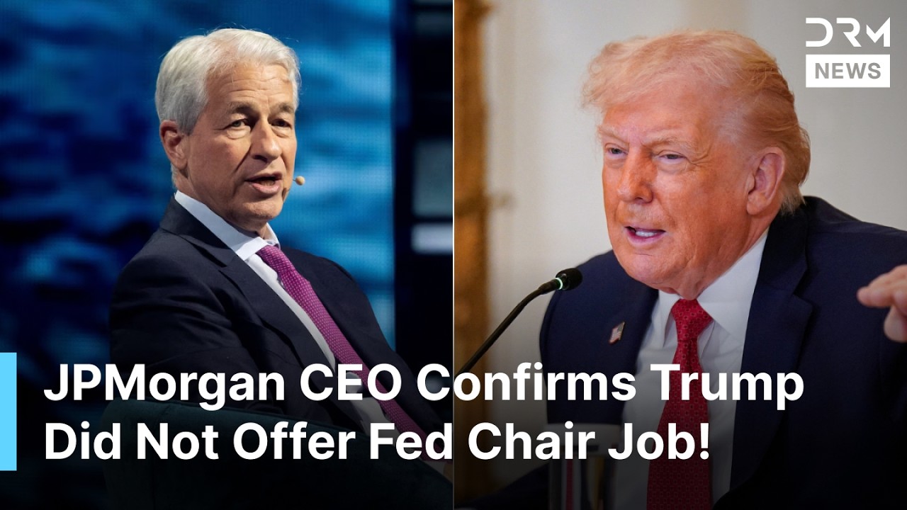 BREAKING NEWS: JPMorgan CEO Dimon Confirms Trump Was Not Offering Fed Chair Position | AC1Z