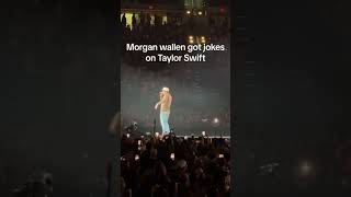 Morgan Wallen fans boo Taylor Swift #shorts