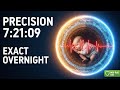 7:21:09 Sleep Precision: Overnight Womb Sound Therapy | Exact Duration