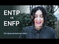 Разница между типами личности ENTP и ENFP (полемист и борец).