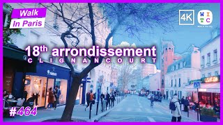 18th arrondissement, Clignancourt district, Paris, France | Paris walk