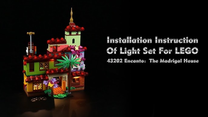  BrickBling LED Light Kit for Lego Encanto Madrigal House 43202  (No Model), DIY Lighting for Encanto Lego, A Great Gift for Kids Who Have  Lego Madrigal House : Toys & Games