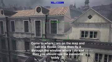 MW3 Easter Egg Teddy Bear with Gold Desert Eagles on Lockdown!