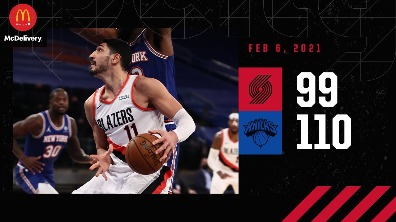Trail Blazers vs. Knicks - Game Recap - February 6, 2021 - ESPN