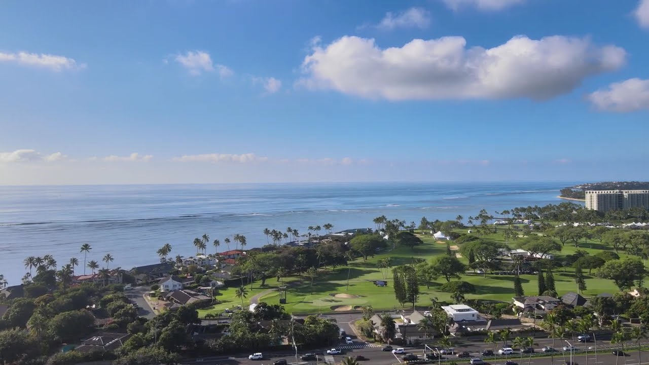 Waialae Country Club from Above ⛳ | Sony Open Course Prep in Stunning 4K Part 1