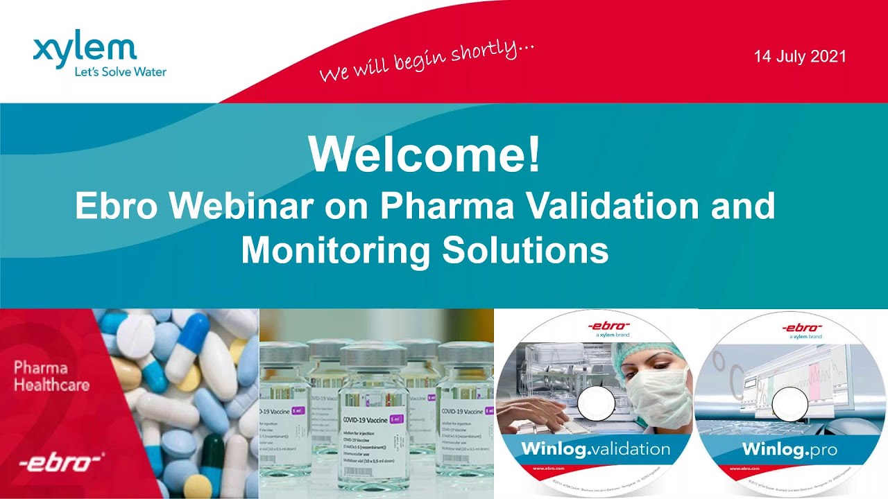 Webinar - Pharma Validation and Monitoring Solutions with Ebro - YouTube