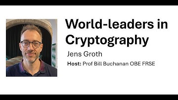 World-leaders in Cryptography: Jens Groth