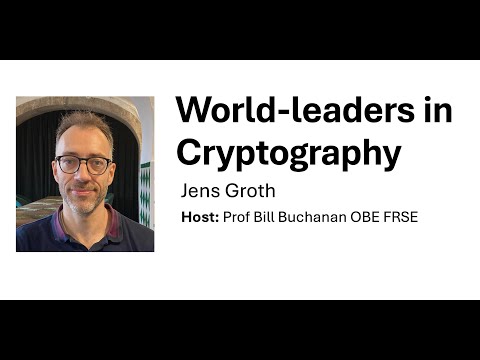 World-leaders in Cryptography: Jens Groth