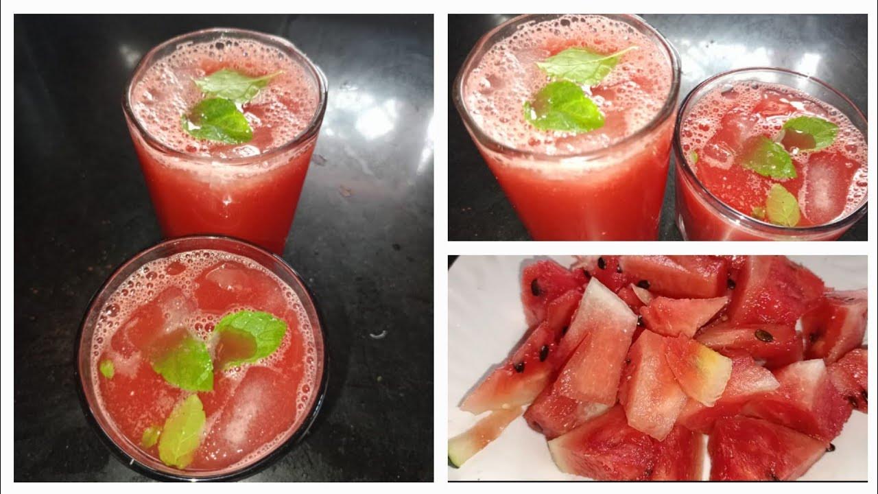 Watermelon Ka Juice Kaise Banaye TastyTasty 😋 YouTube