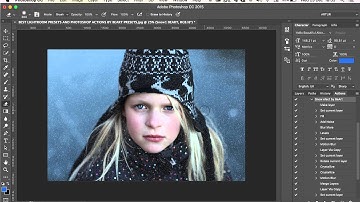 Tutorial: How to install Snow Photoshop Actions, Brushes and Overlays