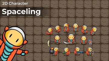 2D Character - Spaceling (Sprite Package Demo)