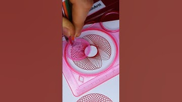 How many rotations did the pen make in total? ?? #Spirograph #2024 #shorts