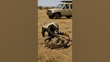 Will the honey badger escape the trap and get the leopard?🦡🐆❓Ratel bachega… tendua pakdega? #leopard