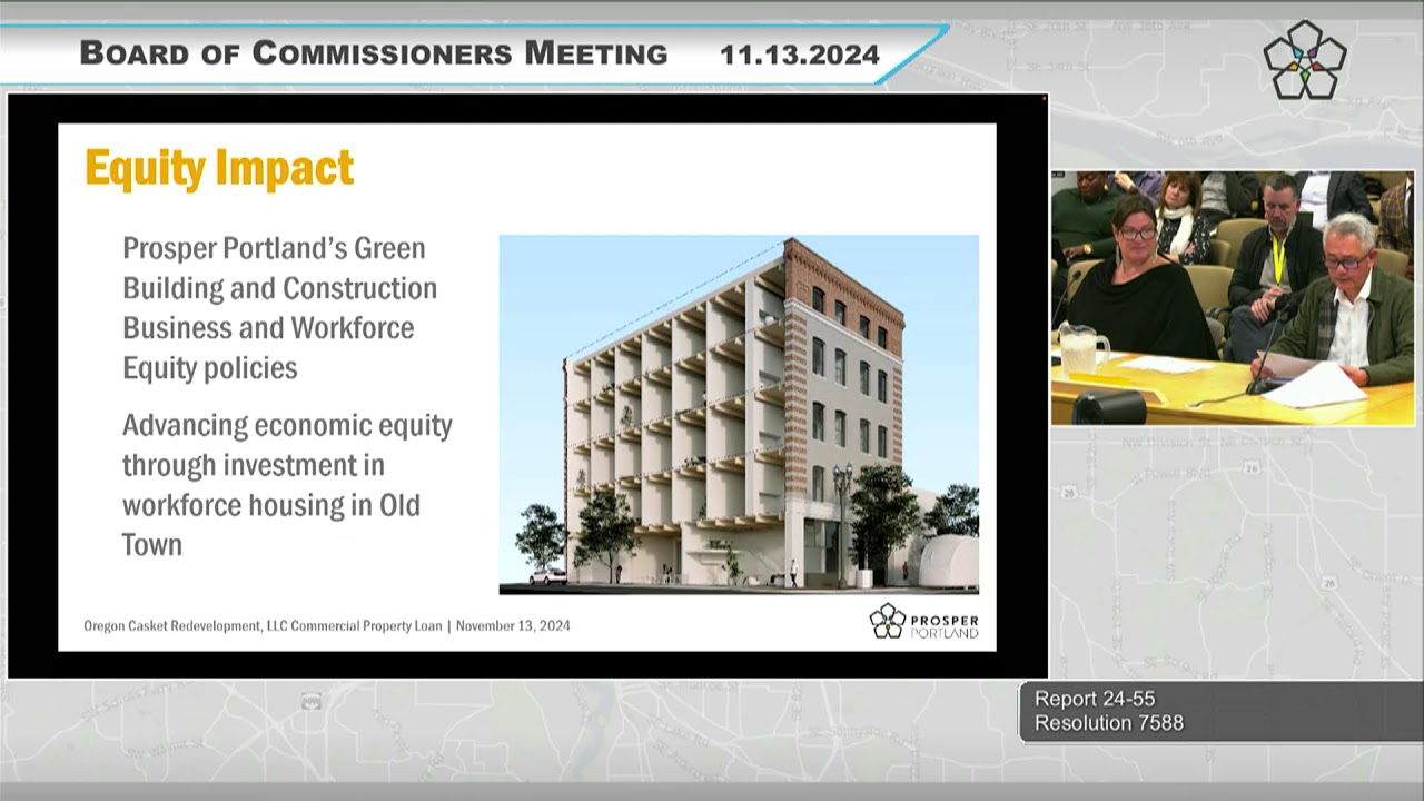 Prosper Portland Board of Commissioners Meeting 11/13/24