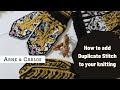 How to add duplicate stitch to your knitting by (ARNE & CARLOS)