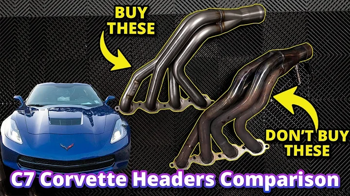 Kooks vs ARH vs Speed Engineering Side-by-Side Comparison - C7 Corvette Long Tube Headers LT1 6.2L