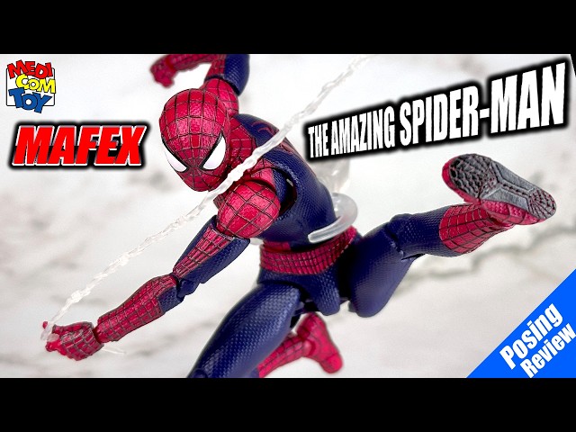 MAFEX The Amazing Spider-Man posing review! - YouTube