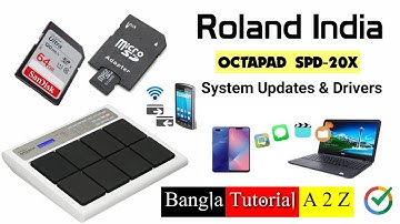 OCTAPAD SPD-20X || System Updates & Drivers || Roland India…