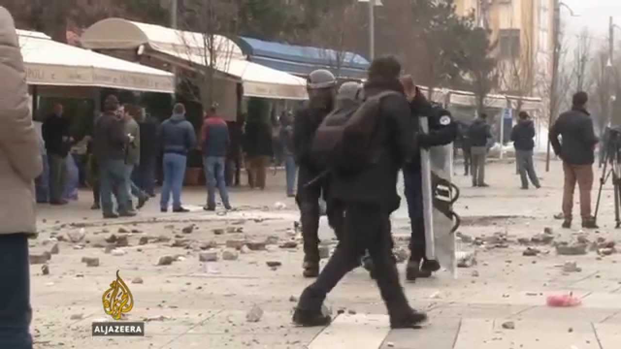 بريشتينا بعد الاحتجاجات