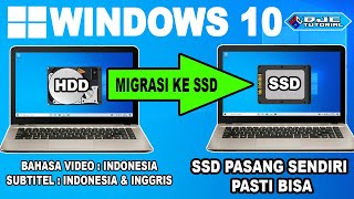 Cara Migrasi Windows dari HardDisk Ke SSD Laptop [ Beli Ukuran SSD, Ukur Tebal DVD, Migrasi OS ]