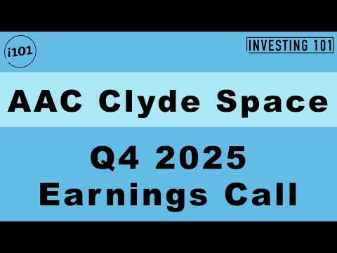AAC Clyde Space Q4 2025 Earnings Call
