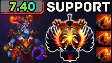 🔥 NEW PATCH 7.40 !!! LION SOFT SUPPORT PICKOFF META ABUSE | DOTA 2 GAMEPLAY 🔥