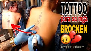 vlog 96" MANDALA BACK SPINAL TATTOO #tattoodesign #tattoolover #tattoo #mandala