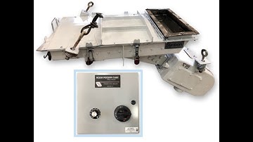 Used FMC Syntron Magnetic Feeder Stainless Steel Screener 24" wide X 48" long