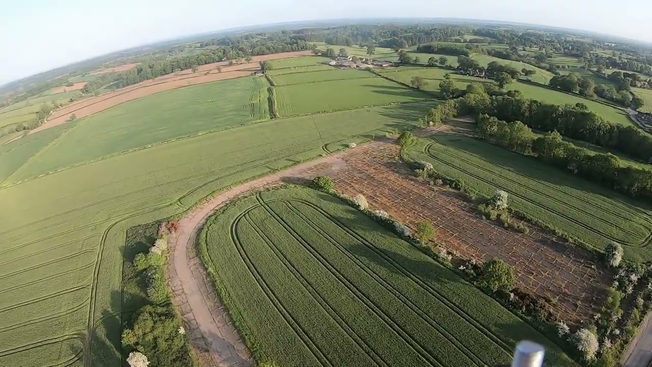 Skyhunter 1800 late evening around an old airfield
