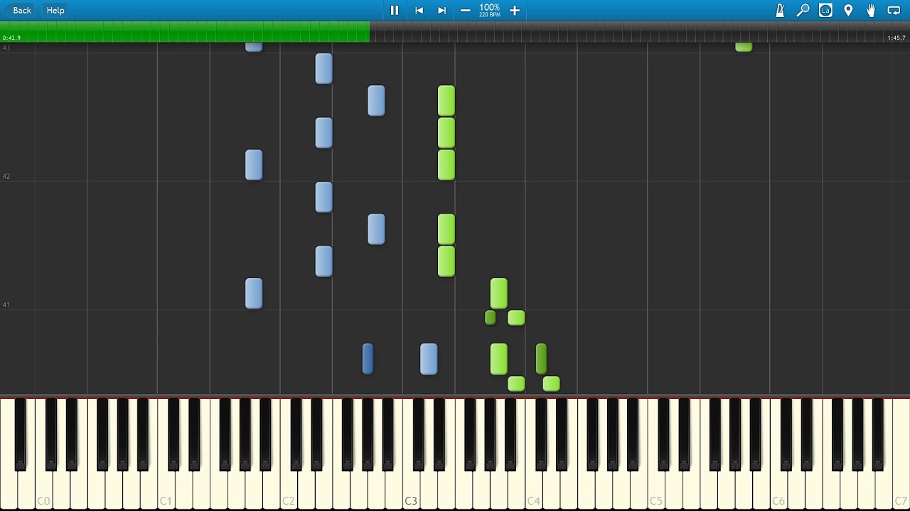 Piano Tiles 2 - Spanish Dances (Synthesia) +MIDI