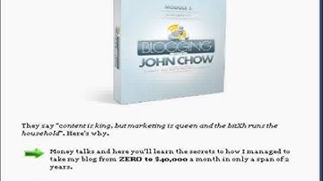 Blogging With John Chow - Scam or Money Maker?
