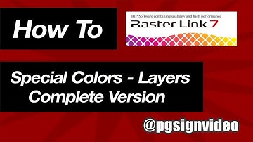 Complete Version: Special Colors, Layers, and Passes - Mimaki UCJV Series Printer/Cutters
