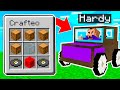 MINECRAFT pero PUEDES CRAFTEAR COCHES DE CUALQUIER BLOQUE 😱🚗 MINECRAFT es ALEATORIO