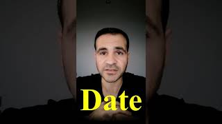 انجليزي خفيف | هل تعرف معنى كلمة Date ؟