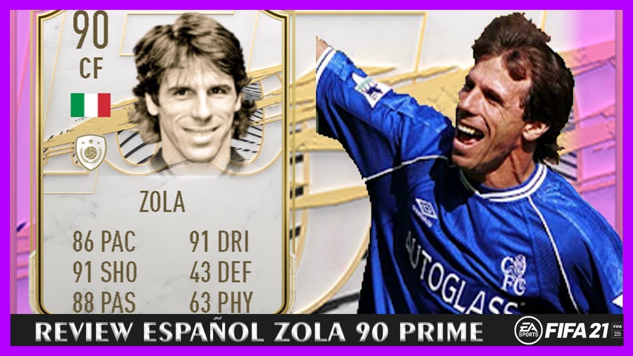 UN GRAN JUGADOR!!! ZOLA 90 ICONO PRIME REVIEW en ESPAÑOL FIFA 21