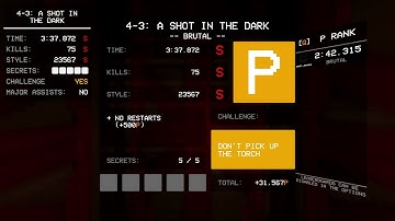 Daily ULTRAKILL P-rank until I get HRT (day 66 | 4-3)