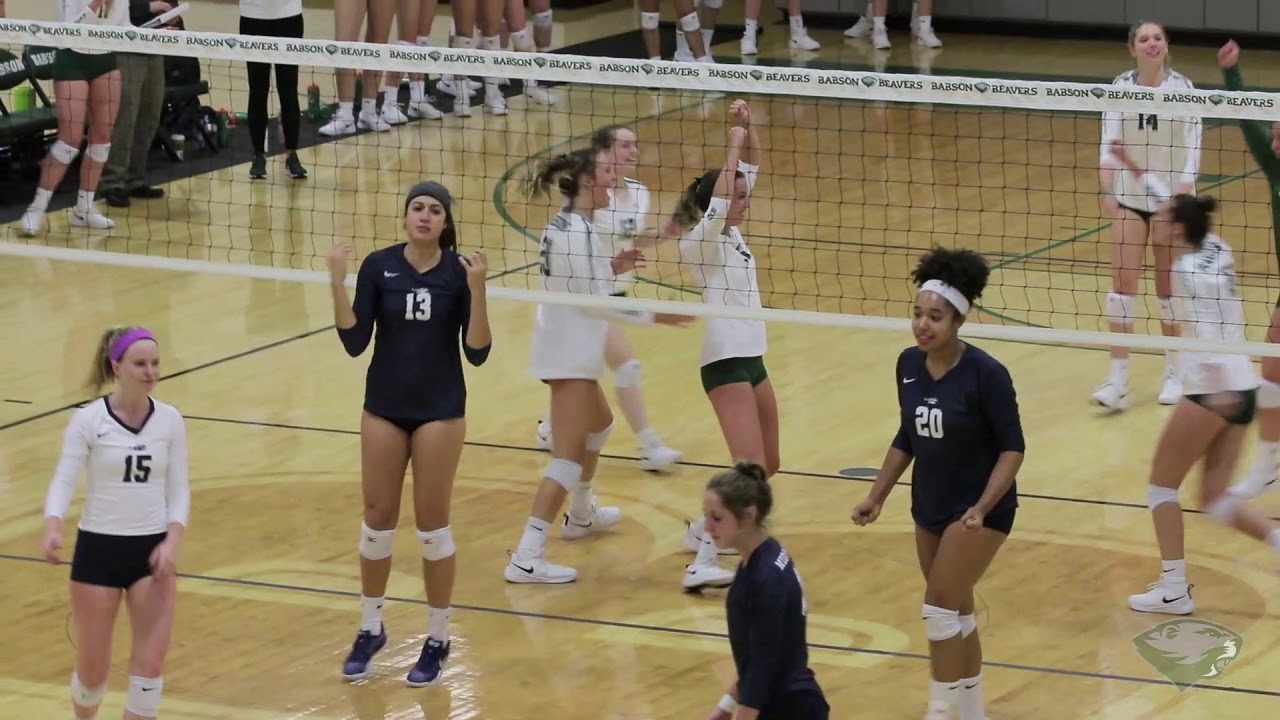 Babson Women's Volleyball vs. Middlebury (10/19/18) YouTube