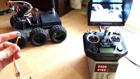 Video transmission at 5.8 GHz, the first launch of a mini FPV system