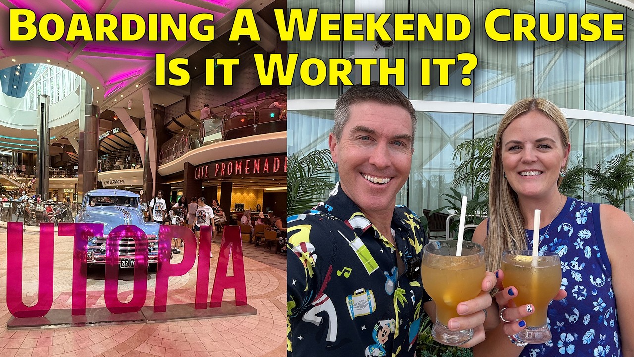 Boarding Our First Weekend Cruise on Utopia of the Seas - Is it Worth It? - Royal Caribbean 2026