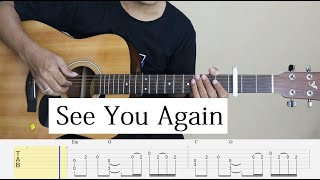 TAB - See You Again - Wiz Khalifa ft. Charlie Puth - Fingerstyle Guitar Cover & TAB Tutorial chords