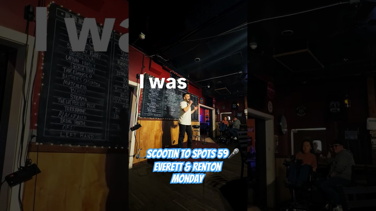 Scootin to Spots 59 #shorts #standup #openmic #comedy #vlog