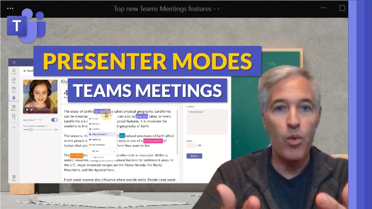 Present in Microsoft Teams meetings with Dynamic View & Presenter Modes | New Features in Teams 2021