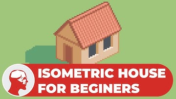 Pixelart isometric house for beginners