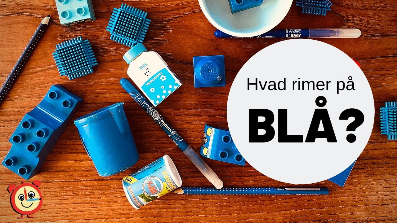 Hvad rimer på BLÅ? I Rim og remser I Magiske Minutter YouTube