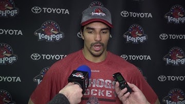 Andreas Martinsen Postgame Interview Dec. 22, 2017