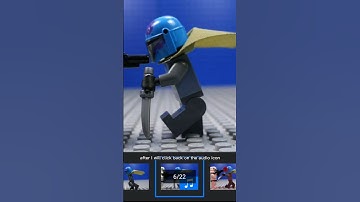 How I add audio to my animations  #shorts #lego #shorts30
