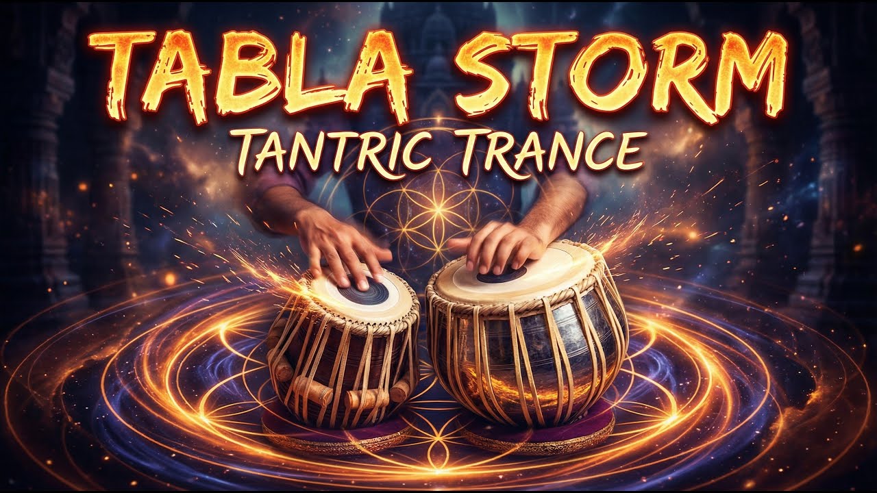 Tabla Storm 🔥 Tantric Tempo | DJ Beats x Indian Classical Music | Trance Fusion