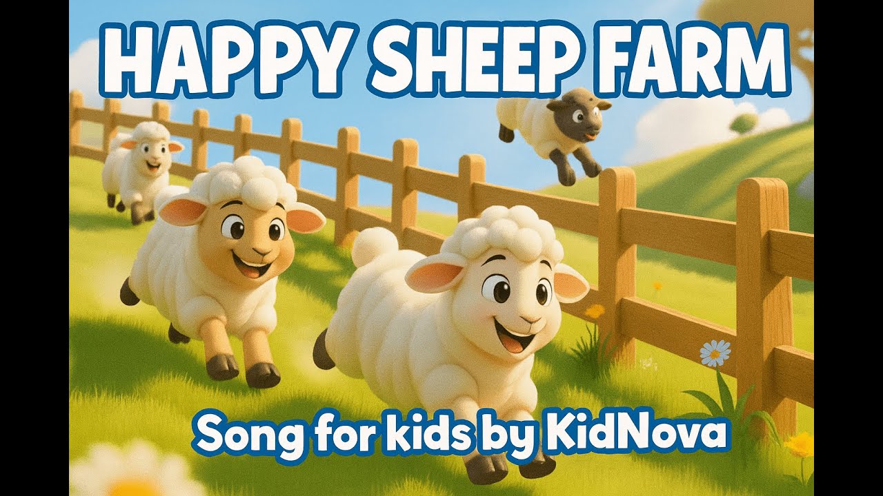 Song for kids - Happy Sheep Farm 🐏🐑